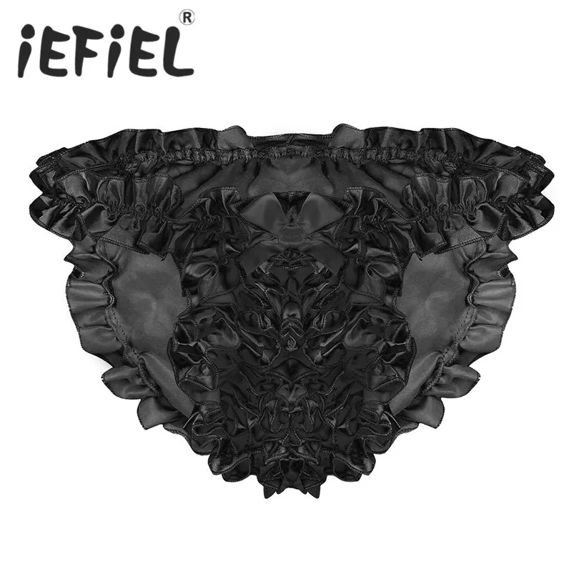 iEFiEL Summer Fashion Mens Lingerie Satin Ruffled Lined High Cut Sissy Knickers Bloomers Briefs Underwear Panties Jockstraps
iEFiEL Summer Fashion Mens Lingerie Satin Ruffled Lined High Cut Sissy Knickers Bloomers Briefs Underwear Panties Jockstraps