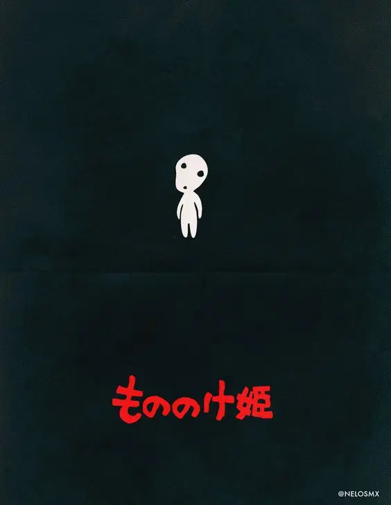 Princess Mononoke Kodama Minimum Propaganda Retro Vintage Kraft Poster Decorative DIY Wall Canvas Sticker Home Bar Posters Decor | Дом и сад