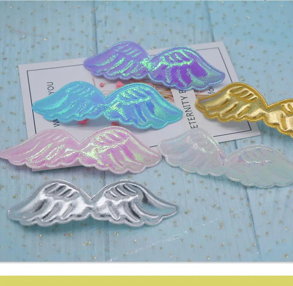 16 pcs/lot 10.5 x 3 cm colored shiny angel wing patches for hand diy decoration and hair accessories
16 pcs/lot 10.5 x 3 cm colored shiny angel wing patches for hand diy decoration and hair accessories