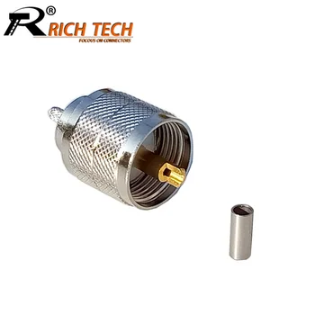 10pcs/lot RF Connector UHF Male Plug Wire Adapter for Coaxial Cable RG316 RG178 Wholesale
10pcs/lot RF Connector UHF Male Plug Wire Adapter for Coaxial Cable RG316 RG178 Wholesale