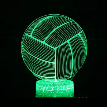 Volleyball 3d Night Light Modeling Led Visual Stereo 3d Light Fixtures Christmas decorations gift for baby room lights wholesale
Volleyball 3d Night Light Modeling Led Visual Stereo 3d Light Fixtures Christmas decorations gift for baby room lights wholesale