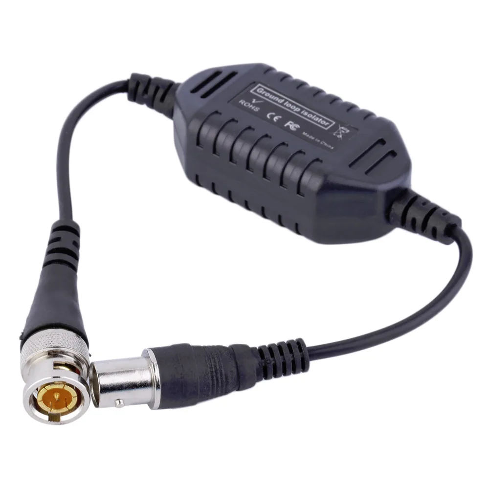 Black Built in TVS for Surge Protection CCTV Balun Ground Loop Isolator Coaxial BNC Male to Female for Audio Video BZX-501
Black Built in TVS for Surge Protection CCTV Balun Ground Loop Isolator Coaxial BNC Male to Female for Audio Video BZX-501