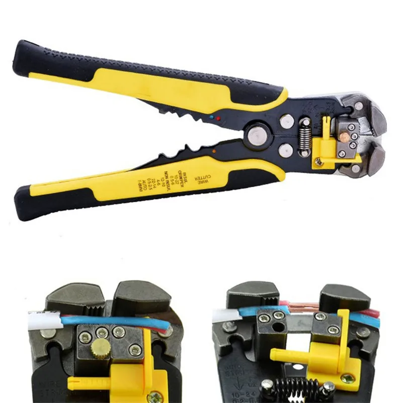 Automatic Cable Wire Stripper Self Adjusting Crimper Terminal Tool AWG24-10(0.2-6.0MM2)
Automatic Cable Wire Stripper Self Adjusting Crimper Terminal Tool AWG24-10(0.2-6.0MM2)