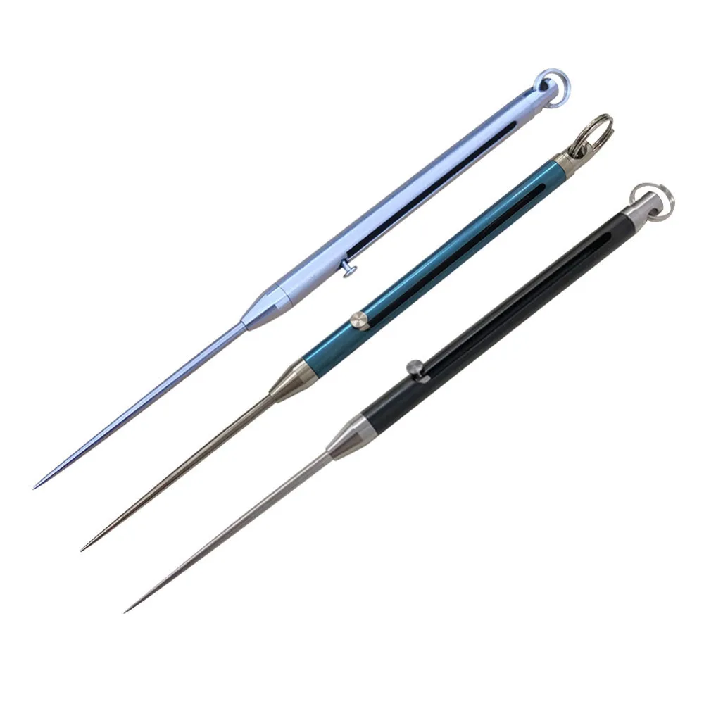 Titanium Alloy Push-pull Spring Design Toothpick Holder Ultra Light Portable Multi-function Fruit Fork Camping Outdoor Tools B4
Titanium Alloy Push-pull Spring Design Toothpick Holder Ultra Light Portable Multi-function Fruit Fork Camping Outdoor Tools B4