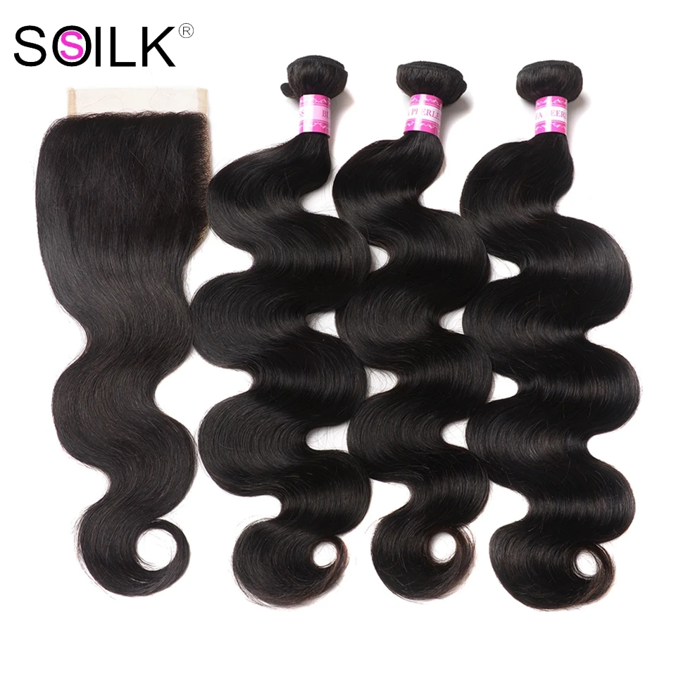 3pc Remy Brazilian Hair Body Wave Bundles with Closure Free Part/Middle Part/Three Part Natural Color Human Hair Extensions
3pc Remy Brazilian Hair Body Wave Bundles with Closure Free Part/Middle Part/Three Part Natural Color Human Hair Extensions