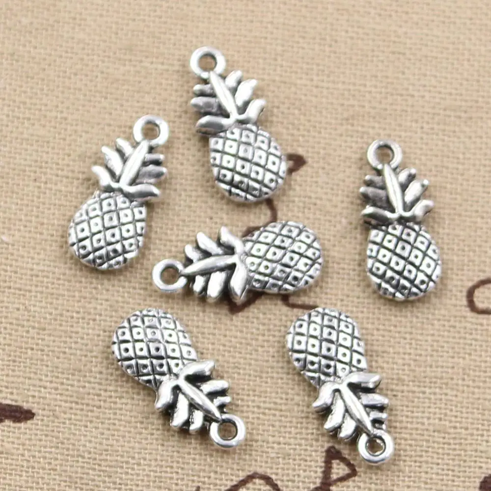 20pcs Charms double sided pineapple 19x9mm Antique Silver Plated Pendants Making DIY Handmade Tibetan Silver Jewelry
20pcs Charms double sided pineapple 19x9mm Antique Silver Plated Pendants Making DIY Handmade Tibetan Silver Jewelry