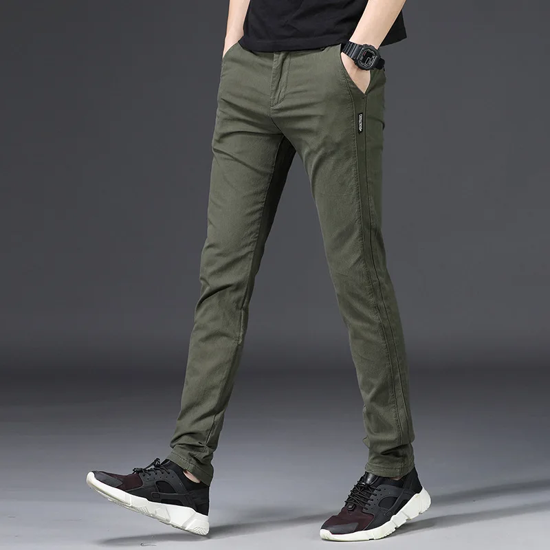 2019 Casual Pants Men Korean Style Trousers Men Slim Elastic Thin Straight Pants Cotton Full Length Pencil Pants Autumn 38
2019 Casual Pants Men Korean Style Trousers Men Slim Elastic Thin Straight Pants Cotton Full Length Pencil Pants Autumn 38
