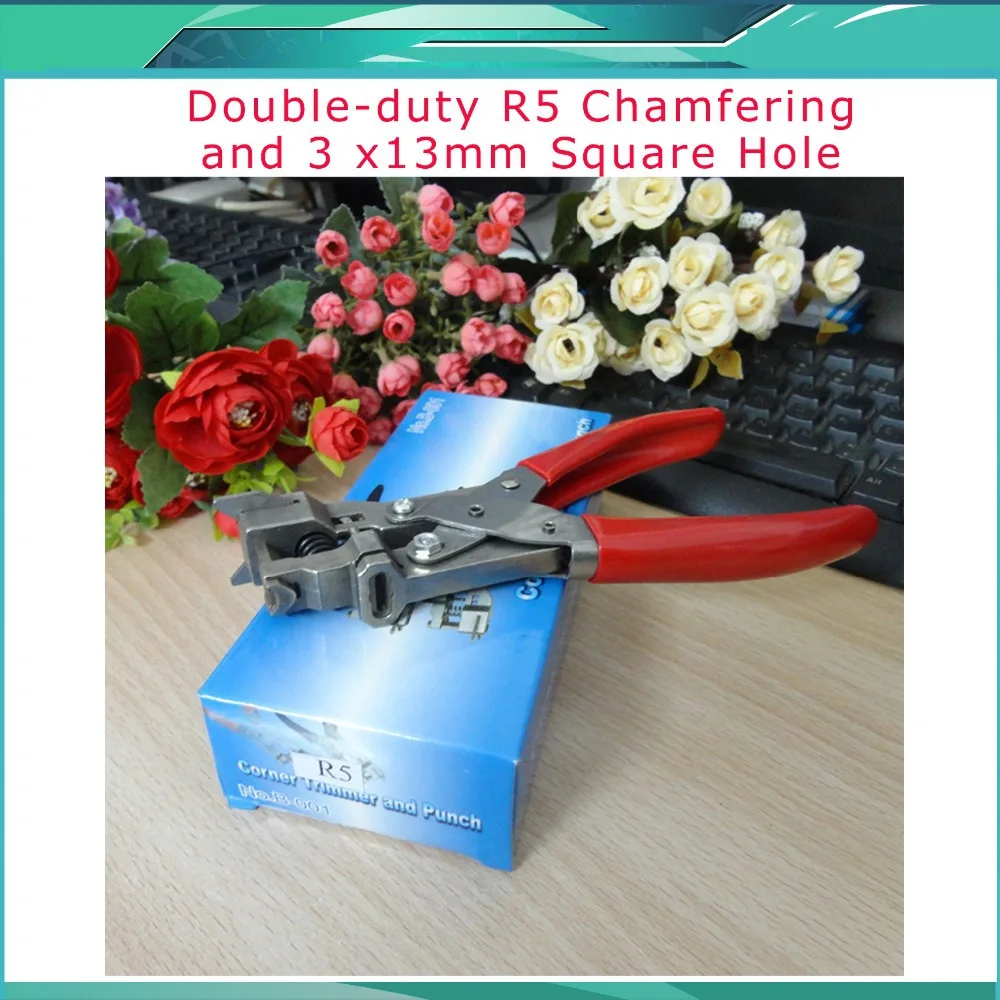 Free Shipping PVC Card Flat Hole Punch R5 Corner+3 x13mm Square Plier Double Use for the Mobile Phone Film
Free Shipping PVC Card Flat Hole Punch R5 Corner+3 x13mm Square Plier Double Use for the Mobile Phone Film