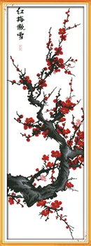The Plum Tree Bloom in Snow DIY needlework DMC Counted Cross Stitch Kits for Embroidery Cross Stitching Home Decor Crafts
The Plum Tree Bloom in Snow DIY needlework DMC Counted Cross Stitch Kits for Embroidery Cross Stitching Home Decor Crafts