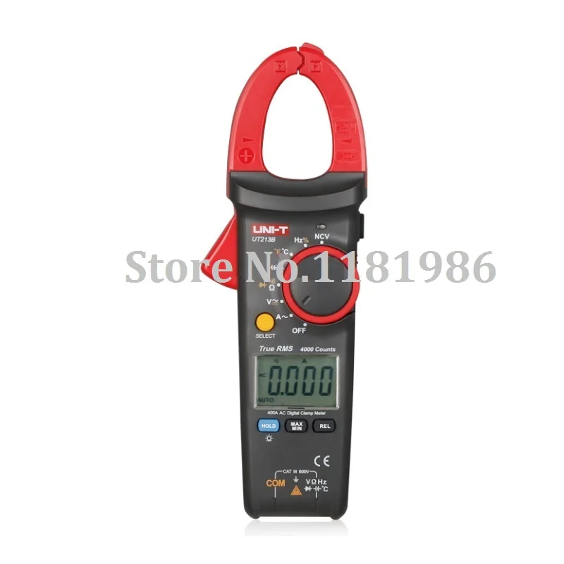 UNI-T UT-213B UT213B True RMS 600V/400A AC Digital Clamp Meters Multimeters Digital Clamp Meter Multimeter Ohm Cap Freq Temp.
UNI-T UT-213B UT213B True RMS 600V/400A AC Digital Clamp Meters Multimeters Digital Clamp Meter Multimeter Ohm Cap Freq Temp.