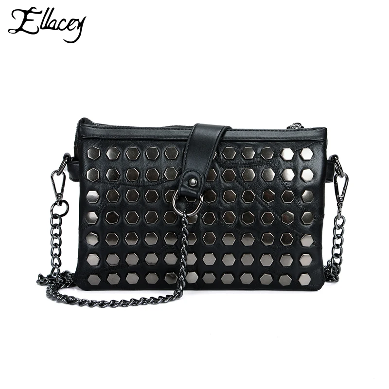 New 2019 Fashion Sheepskin Stitching Messenger Bag Chain Rivet Women's Shoulder Bag Lady Party Rivets Crossbody Bag Clutch Bag
New 2019 Fashion Sheepskin Stitching Messenger Bag Chain Rivet Women's Shoulder Bag Lady Party Rivets Crossbody Bag Clutch Bag