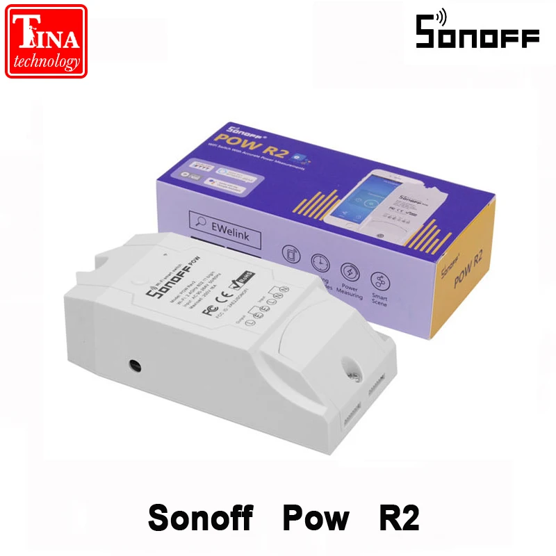 Sonoff Pow R2 Wireless WiFi Switch ON/Off 16A With Real Time Power Consumption Measurement Watt Meter Smart Home Module 3500w
Sonoff Pow R2 Wireless WiFi Switch ON/Off 16A With Real Time Power Consumption Measurement Watt Meter Smart Home Module 3500w