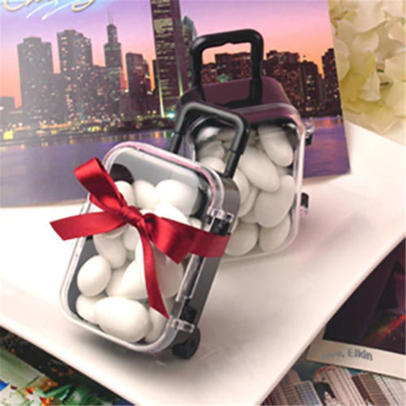 Mini Rolling Travel Suitcase Box Shape Candy Boxes Wedding Favors Party Reception Candy Box Party Decoractions 772619
Mini Rolling Travel Suitcase Box Shape Candy Boxes Wedding Favors Party Reception Candy Box Party Decoractions 772619