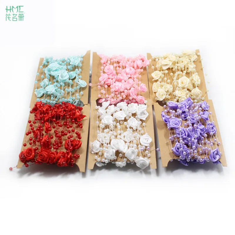 5m/bag 4mm Handmade Rose Beads Chain Roses Wedding Party Beads Home Hotel Decoration Party Accessories
5m/bag 4mm Handmade Rose Beads Chain Roses Wedding Party Beads Home Hotel Decoration Party Accessories