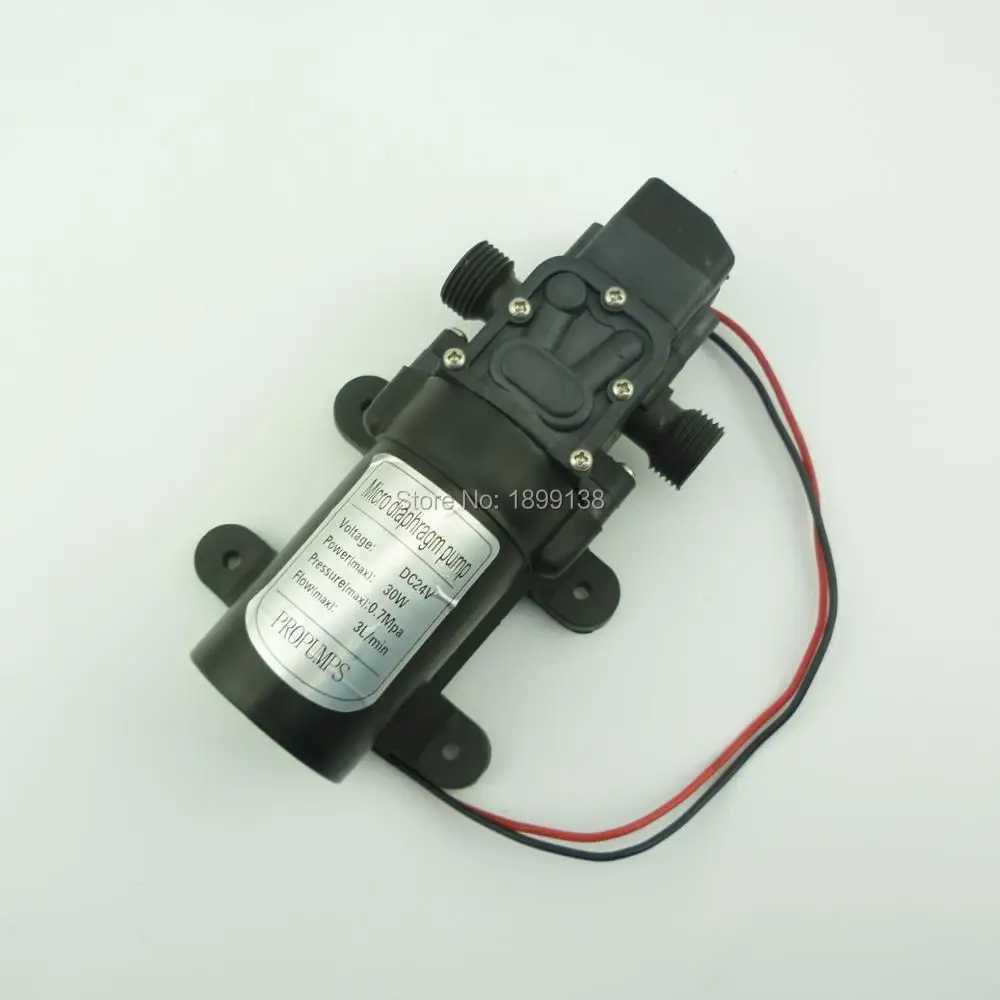 Automatic pressure switch self priming 30W 3L/min diaphragm portable dc diaphragm water pump high pressure 24V
Automatic pressure switch self priming 30W 3L/min diaphragm portable dc diaphragm water pump high pressure 24V