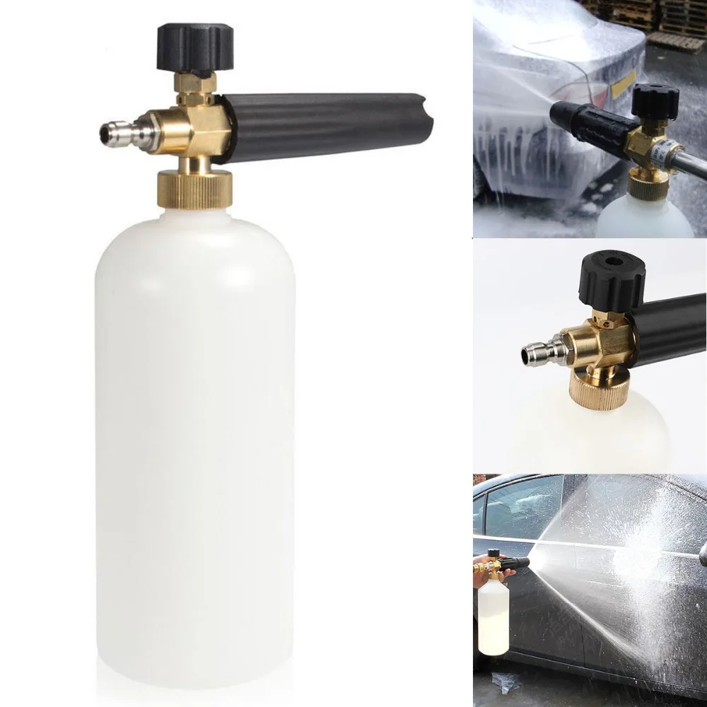 TAIHONGYU 1L 1/4" Soap Car Foam Lance Cannon Washer Gun Pressure Foamer Wash Jet Bottle
TAIHONGYU 1L 1/4" Soap Car Foam Lance Cannon Washer Gun Pressure Foamer Wash Jet Bottle