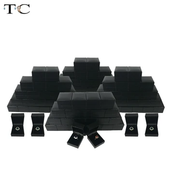 100pcs/lot Black Leatherette Ring Box High Quality Jewelyr Box Ring Gift Box 4.5*5*3.5cm
100pcs/lot Black Leatherette Ring Box High Quality Jewelyr Box Ring Gift Box 4.5*5*3.5cm