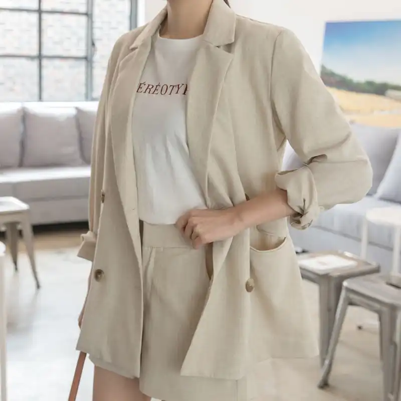 linen short jacket
