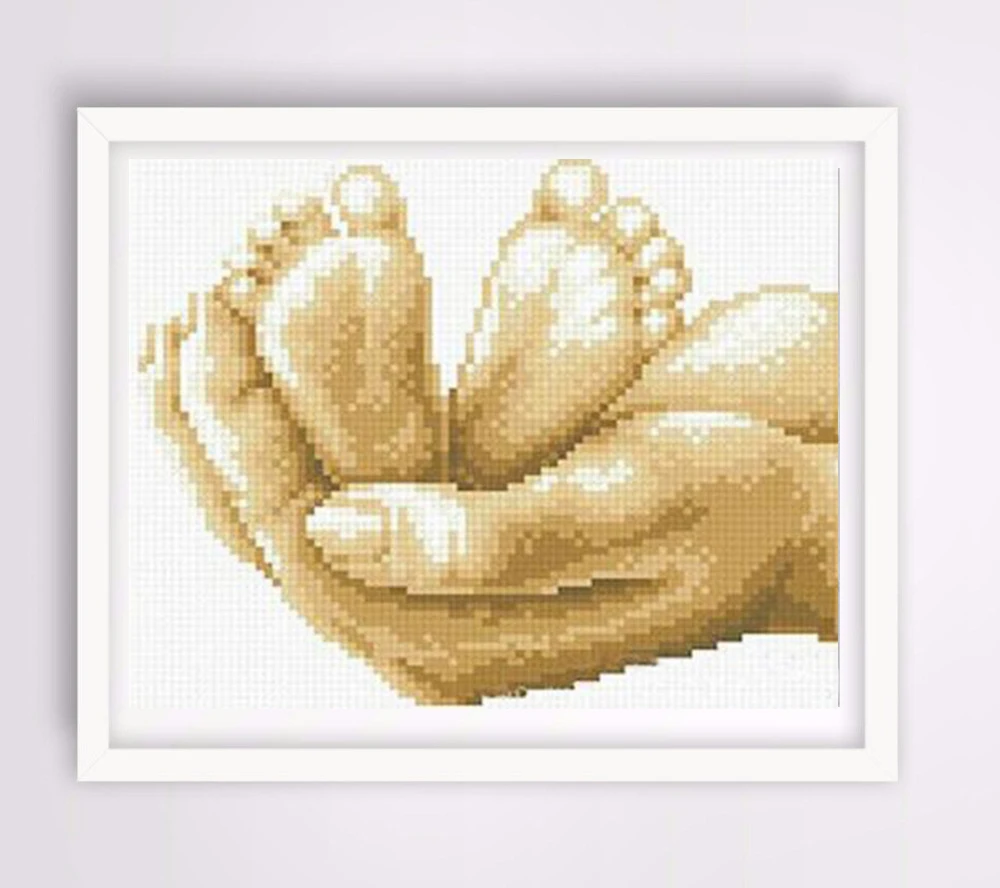 NEW YEAR gift DIY Diamond Painting Hand and Baby Feets round Full Mosaic Diamond Embroidery Icons Cross-Stitch House Decor RD13
NEW YEAR gift DIY Diamond Painting Hand and Baby Feets round Full Mosaic Diamond Embroidery Icons Cross-Stitch House Decor RD13
