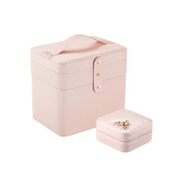 Large Capacity Storage Box 2pcs/set Portable Travel Cosmetic Bag Make Up Organizador For Gift Jewelry Organizer Women Makeup Box
Large Capacity Storage Box 2pcs/set Portable Travel Cosmetic Bag Make Up Organizador For Gift Jewelry Organizer Women Makeup Box