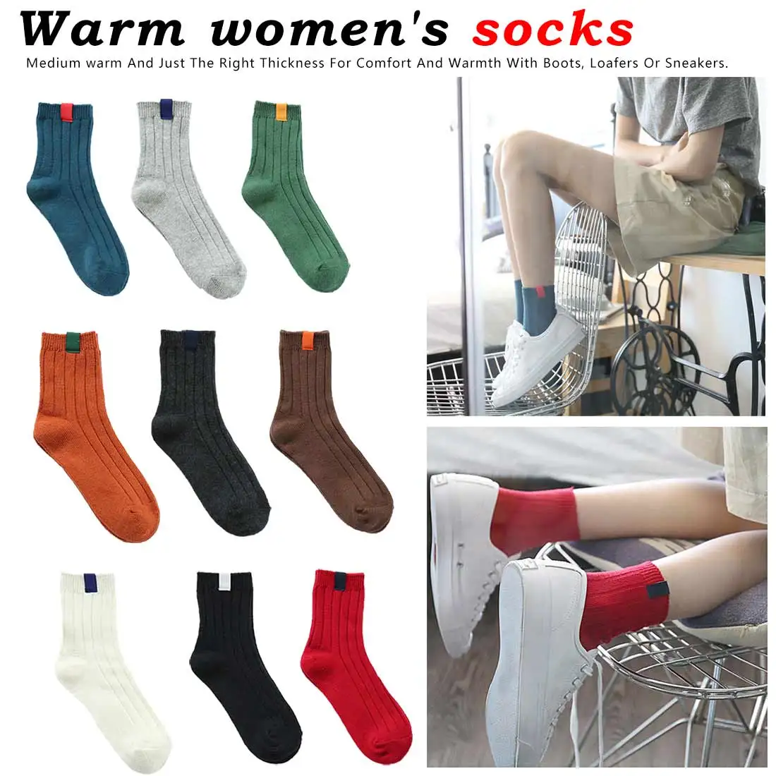 Unique 1Pair 2019 Autumn Cute Striped Socks Women Fashion Harajuku Candy Color Socks Medias Cotton Thick Warm Long Funny Socks
Unique 1Pair 2019 Autumn Cute Striped Socks Women Fashion Harajuku Candy Color Socks Medias Cotton Thick Warm Long Funny Socks