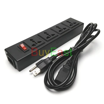 US,Canada Plug 4 Ways Multi Outlet Extension Power Strip Convert World Plug With LED Main Switch AC100~250V Max 10A
US,Canada Plug 4 Ways Multi Outlet Extension Power Strip Convert World Plug With LED Main Switch AC100~250V Max 10A