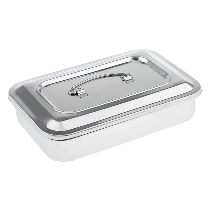 Stainless Steel Container Organizer Box Instrument Tray To Storage Box With Lid Tools Cans - 9 inches No hole
Stainless Steel Container Organizer Box Instrument Tray To Storage Box With Lid Tools Cans - 9 inches No hole