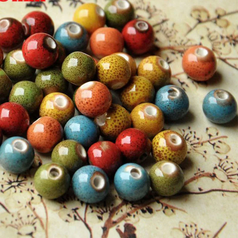 100 Pieces/Lot 8mm Multicolor Ceramic Beads Materials Flower Glaze Charm Bracelet Porcelain Round Bead Women Men Fashion Jewelry
100 Pieces/Lot 8mm Multicolor Ceramic Beads Materials Flower Glaze Charm Bracelet Porcelain Round Bead Women Men Fashion Jewelry