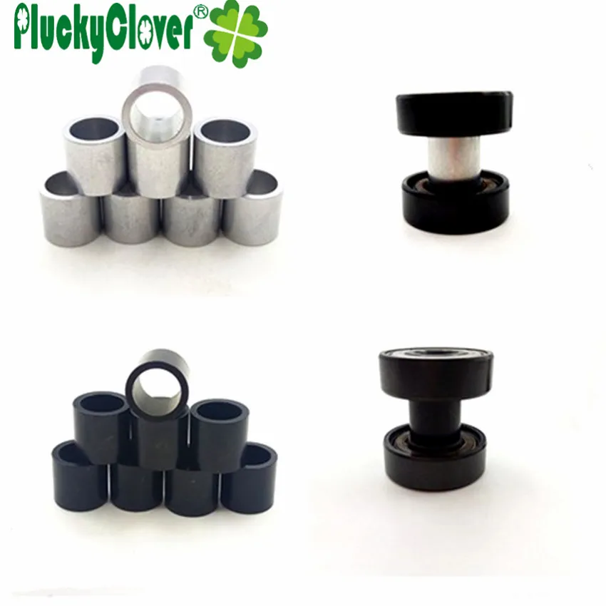 8pcs Skates Bearing Spacers Aluminum Alloy Inline Roller Skates 608 8mm Bearing Sleeves Black Sliver Skateboard Bearing Bushings
8pcs Skates Bearing Spacers Aluminum Alloy Inline Roller Skates 608 8mm Bearing Sleeves Black Sliver Skateboard Bearing Bushings