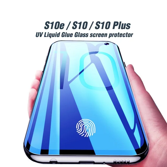 S10 5D Full Glue Glass Screen Protector With UV Liquid Full Adhesive For Samsung Galaxy S9 S8 Plus Note 8 Note 9 Tempered Glas
S10 5D Full Glue Glass Screen Protector With UV Liquid Full Adhesive For Samsung Galaxy S9 S8 Plus Note 8 Note 9 Tempered Glas