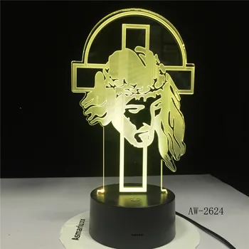 Jesus Christ Cross Usb 3d Led Night Light Shepherd Psalm Gifts Desk Crucifix Table Lamp Bedroom The Lord Is My Shepherd AW-2624
Jesus Christ Cross Usb 3d Led Night Light Shepherd Psalm Gifts Desk Crucifix Table Lamp Bedroom The Lord Is My Shepherd AW-2624