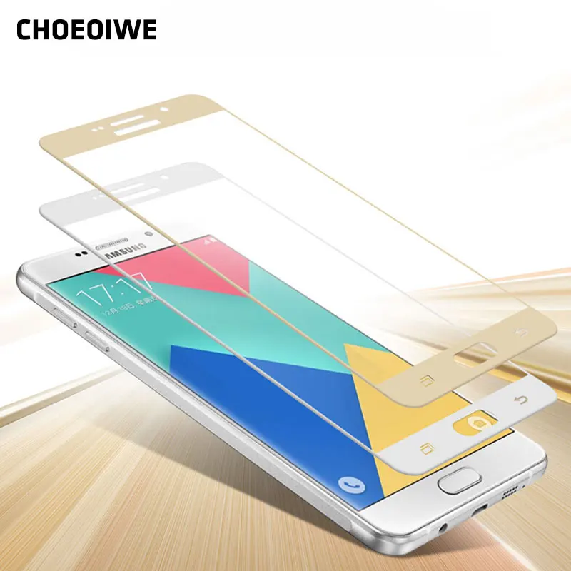 CHOEOIWE Full Cover Screen Protectors for Samsung Galaxy A7 2016 A710 A7100 A710F SM-A710F Front Tempered Glass Film
CHOEOIWE Full Cover Screen Protectors for Samsung Galaxy A7 2016 A710 A7100 A710F SM-A710F Front Tempered Glass Film