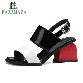 ZALAVOR Women Sandals Womens Cut Out Genuine Leather Square Heel Gladiator Ankle Strap Sandals Shoes Woman Footwear
ZALAVOR Women Sandals Womens Cut Out Genuine Leather Square Heel Gladiator Ankle Strap Sandals Shoes Woman Footwear