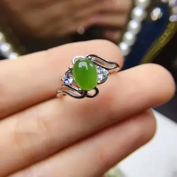 Fashion elegance surround wave Natural green jasper Ring S925 Silver Natural Gemstone Ring girl Women's party gift Jewelry
Fashion elegance surround wave Natural green jasper Ring S925 Silver Natural Gemstone Ring girl Women's party gift Jewelry