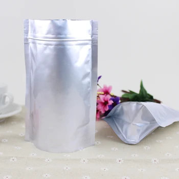 14*19+4cm Stand Up Folding Pure Aluminum Foil Bag for Food Coffee Long Term Storage Resealable Ziplock Package Bag
14*19+4cm Stand Up Folding Pure Aluminum Foil Bag for Food Coffee Long Term Storage Resealable Ziplock Package Bag