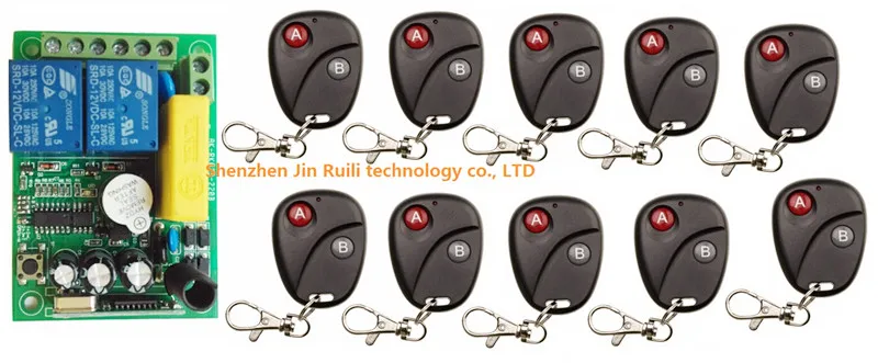 AC 220V 2CH Smart home Wireless Remote Control Switch 1 pcs receiver + 10 pcs transmitter Simple operation
AC 220V 2CH Smart home Wireless Remote Control Switch 1 pcs receiver + 10 pcs transmitter Simple operation