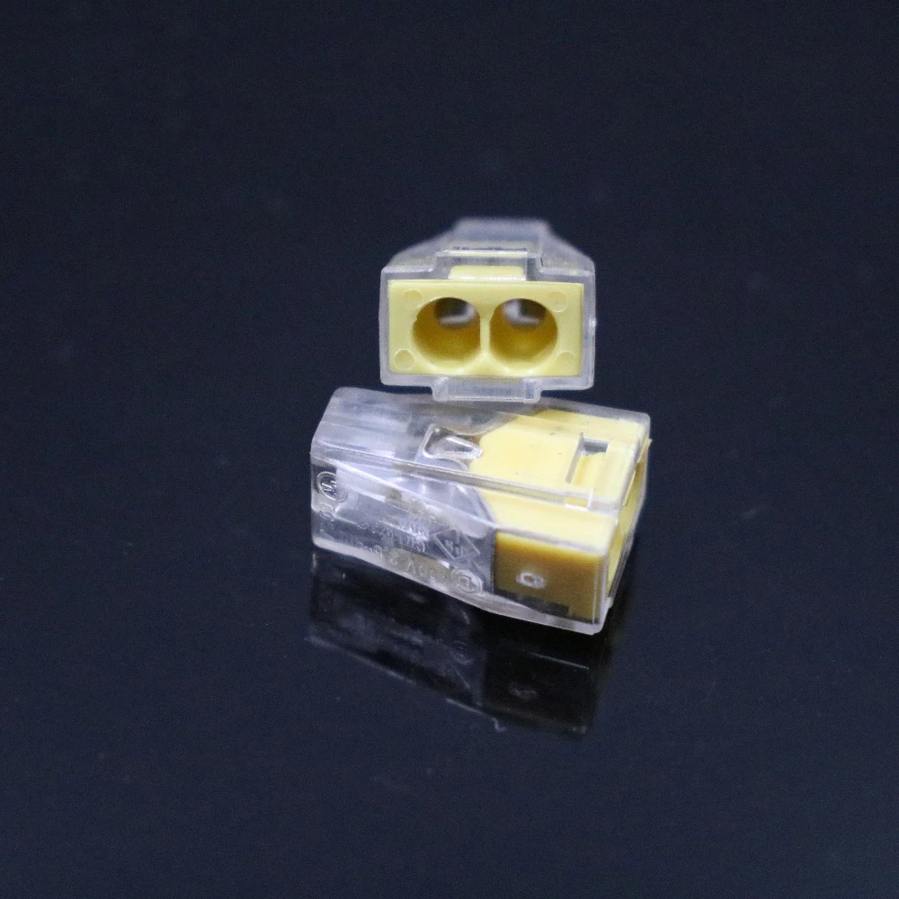 Новинка 100 шт. Φ PCT102 Тип 773-102 нажимной проводной соединитель для распределительной коробки 2-контактный проводной клеммный блок соединитель для проводов
Новинка 100 шт. Φ PCT102 Тип 773-102 нажимной проводной соединитель для распределительной коробки 2-контактный проводной клеммный блок соединитель для проводов