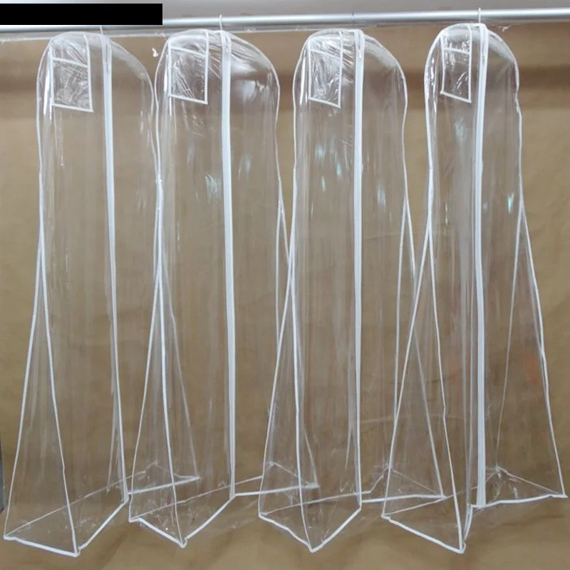 Transparent Clothes Storage bag Solid Bag Cover For Wedding Dress Dust Cover Extra Large Waterproof PVC Clothing Garment Bags
Transparent Clothes Storage bag Solid Bag Cover For Wedding Dress Dust Cover Extra Large Waterproof PVC Clothing Garment Bags