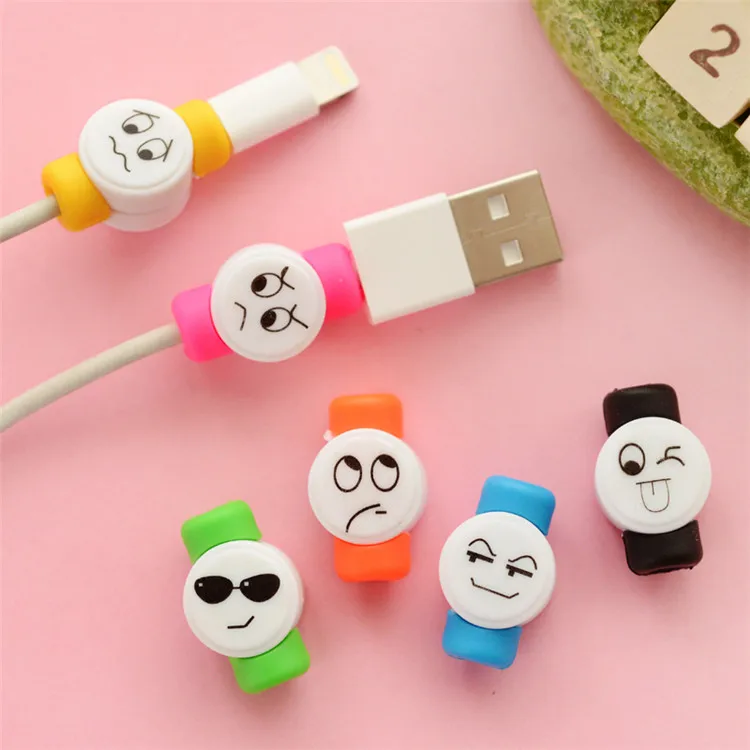 Free Ship 6pcs Funny Smiling Expression Charging Data Line Data Cable Protection Sets Earphone Data Line Protector For iphone
Free Ship 6pcs Funny Smiling Expression Charging Data Line Data Cable Protection Sets Earphone Data Line Protector For iphone