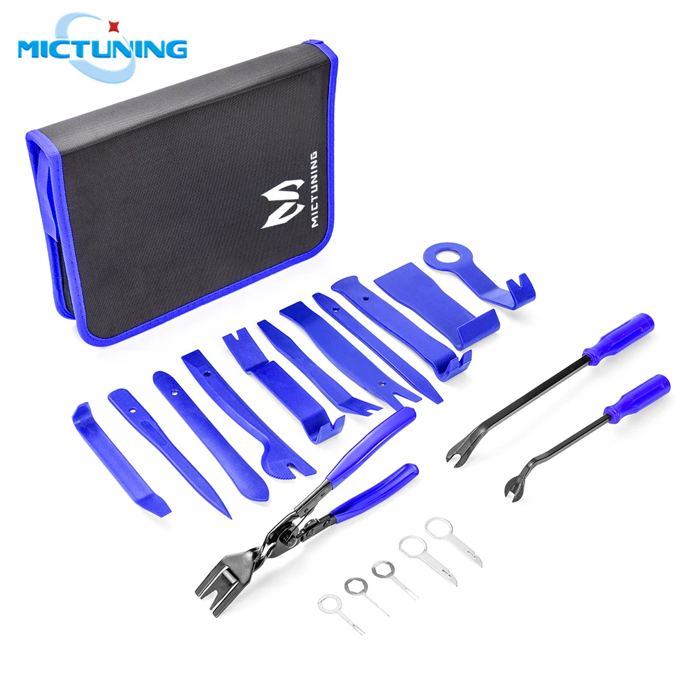 MICTUNING 19pcs Auto Radio Removal Pry Tools Set Car Interior Plastic Trim Panel Dashboard Installation Removal Repair Tool Kit
MICTUNING 19pcs Auto Radio Removal Pry Tools Set Car Interior Plastic Trim Panel Dashboard Installation Removal Repair Tool Kit