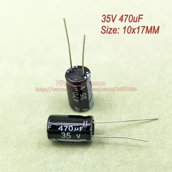 (50pcs/lot) 35V 470uf DIP Aluminum Electrolytic Capacitor size 10x17mm Through Hole Electrolysis Electric Capacitor
(50pcs/lot) 35V 470uf DIP Aluminum Electrolytic Capacitor size 10x17mm Through Hole Electrolysis Electric Capacitor