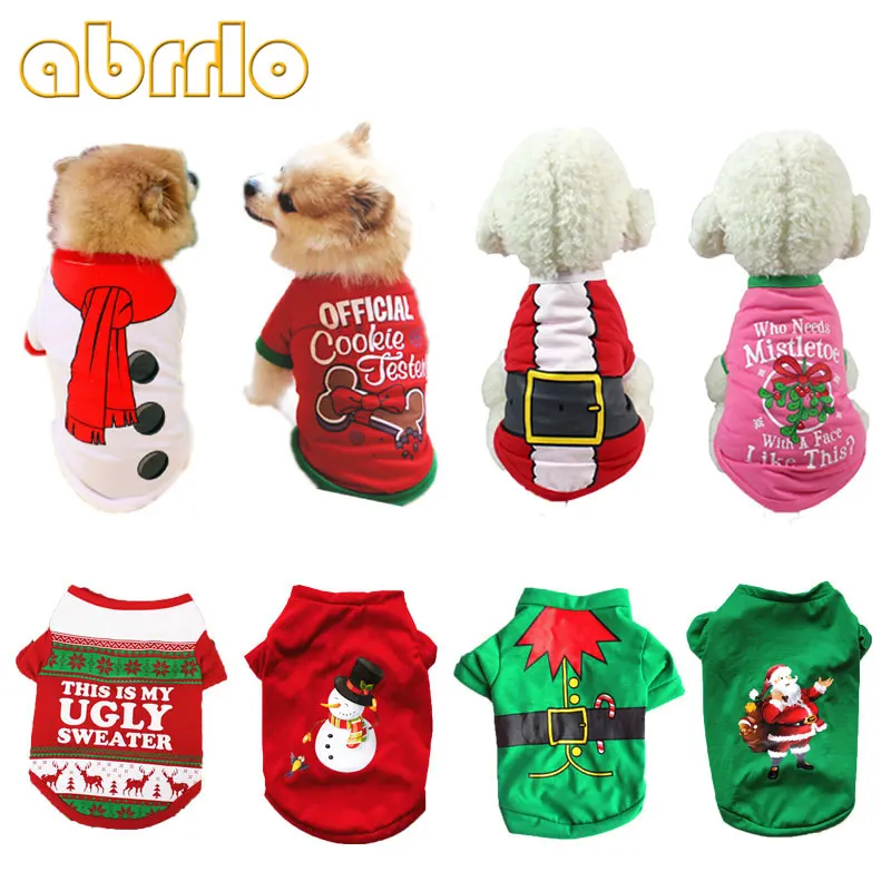 Dog Christmas Clothes Santa Pet Costume Xmas Dog Vest Winter Warm Cotton Dog Tshirt 12 Colour XS,S,M,L,XL Clothing For Schnauzer
Dog Christmas Clothes Santa Pet Costume Xmas Dog Vest Winter Warm Cotton Dog Tshirt 12 Colour XS,S,M,L,XL Clothing For Schnauzer
