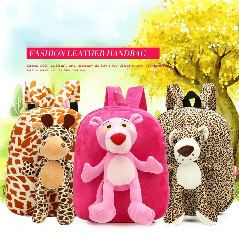 children's plush animal backpacks