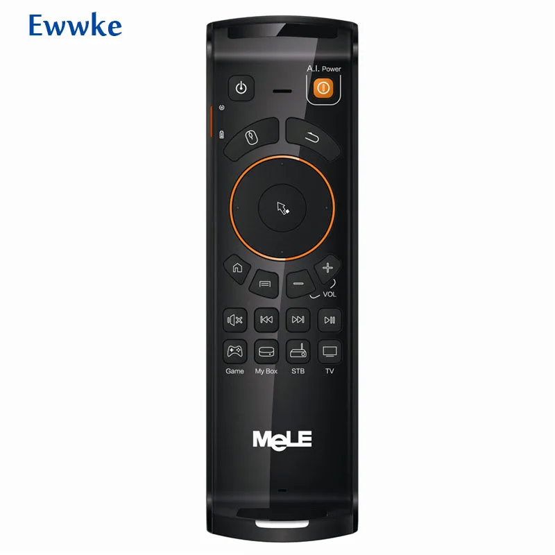 

Mele F10 2.4GHz Fly Air Mouse IR Learning Function Deluxe Wireless Keyboard Remote Control for Android TV Box