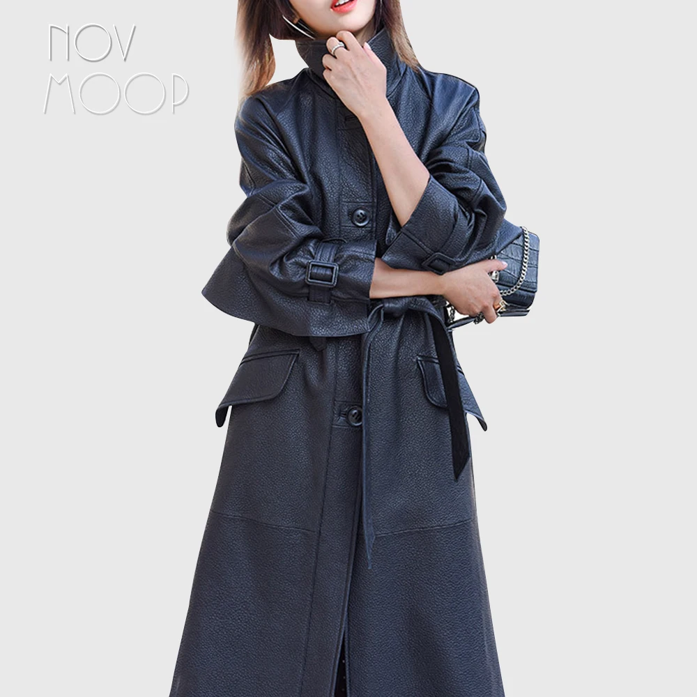 2018 New winter autumn lady black real lambskin pebbled-leather long trench coat poncho style windbreaker casaco feminino LT2545
2018 New winter autumn lady black real lambskin pebbled-leather long trench coat poncho style windbreaker casaco feminino LT2545