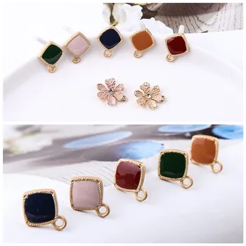 New 40pcs/lot alloy drop oil geometry square women stud earring flowers shape metal floating locket charms diy jewelry making
New 40pcs/lot alloy drop oil geometry square women stud earring flowers shape metal floating locket charms diy jewelry making