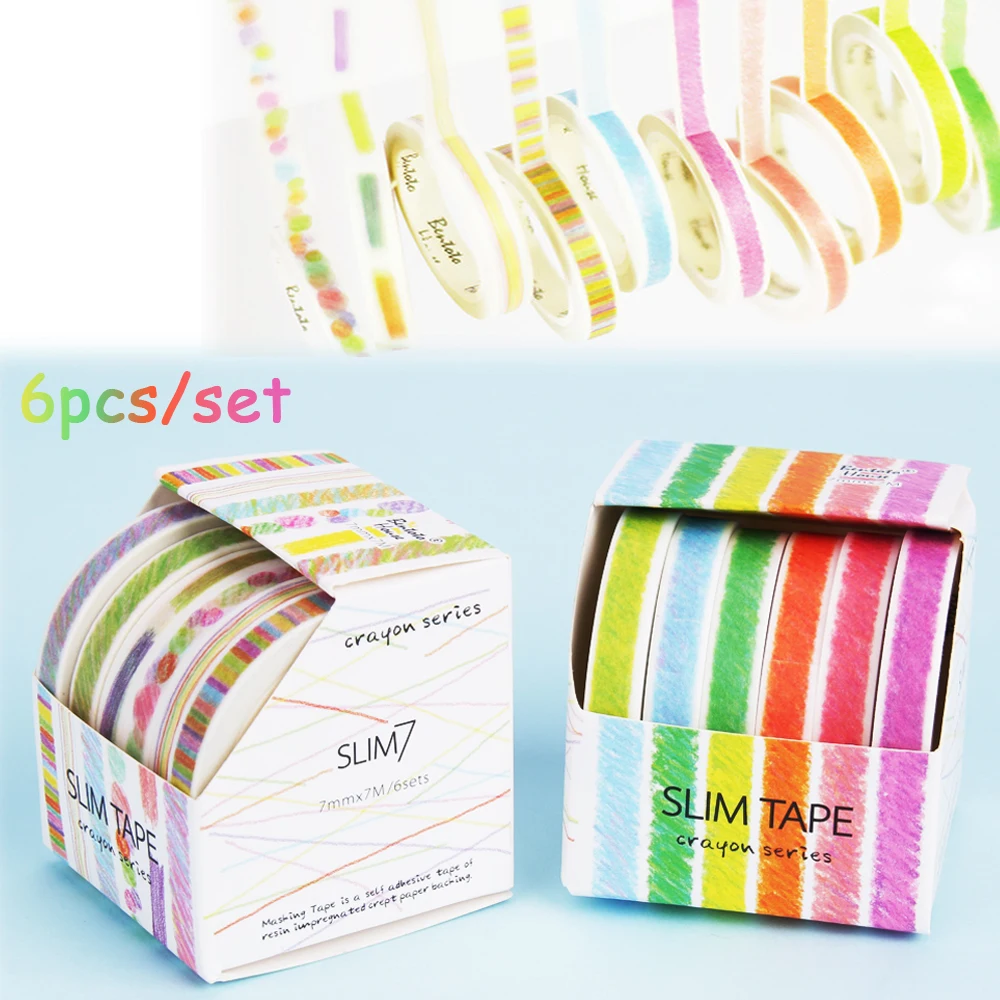 Rovtop 6PCS 7M Washi Masking Tape Set Petal Animal Flower Paper Masking Tapes Japanese Washi Tape Diy Scrapbooking Sticker
Rovtop 6PCS 7M Washi Masking Tape Set Petal Animal Flower Paper Masking Tapes Japanese Washi Tape Diy Scrapbooking Sticker