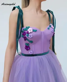 Purple Evening Dress Tulle A-line Spaghetti Strap Special Occasion Fromal Evening Dresses Formal Party Gowns Vestidos
Purple Evening Dress Tulle A-line Spaghetti Strap Special Occasion Fromal Evening Dresses Formal Party Gowns Vestidos