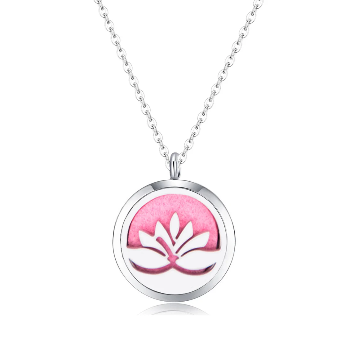 10pcs Elegant mesinya plain Lotus (30mm) Aromatherapy / Essential Oils surgical Stainless Steel Perfume Diffuser Necklace
10pcs Elegant mesinya plain Lotus (30mm) Aromatherapy / Essential Oils surgical Stainless Steel Perfume Diffuser Necklace