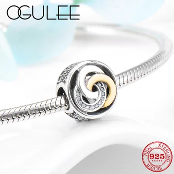 925 Sterling Silver circle Lingering Three rings CZ Round Fine charms beads Fit Original Pandora Charm Bracelets DIY Jewelry
925 Sterling Silver circle Lingering Three rings CZ Round Fine charms beads Fit Original Pandora Charm Bracelets DIY Jewelry